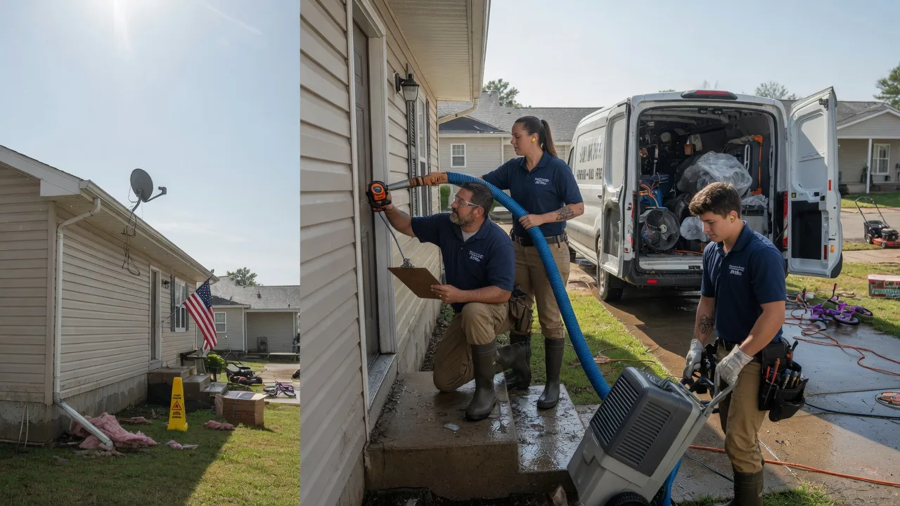 Ceiling Water Damage Restoration in Osborn, MO near me
